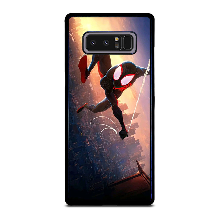 SPIDERMAN MILES MORALES ACROSS SPIDER-VERSE SWING Samsung Galaxy Note 8 Case Cover