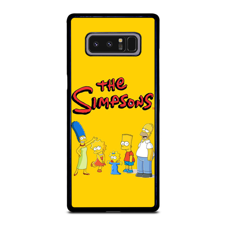 THE SIMPSONS FAMILY CARTOON Samsung Galaxy Note 8 Case Cover