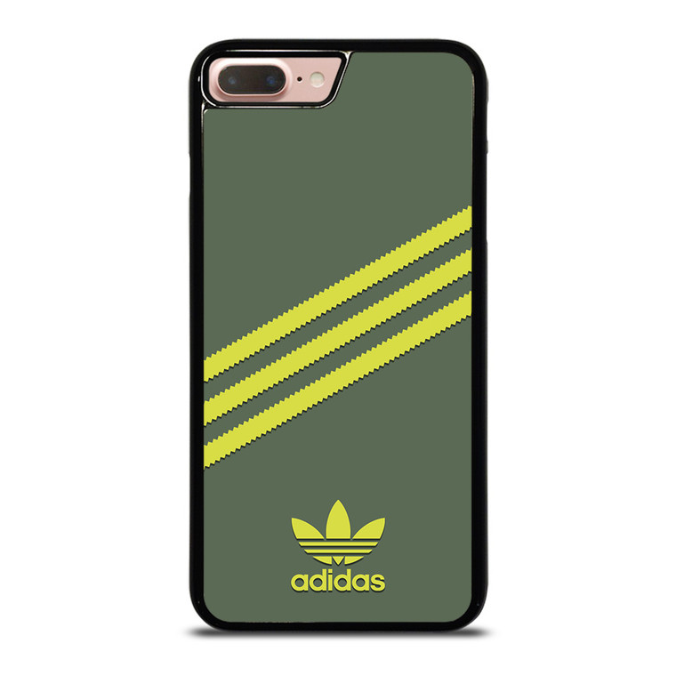ADIDAS ORIGINALS STRIPES GREEN YELLOW iPhone 7 / 8 Plus Case Cover