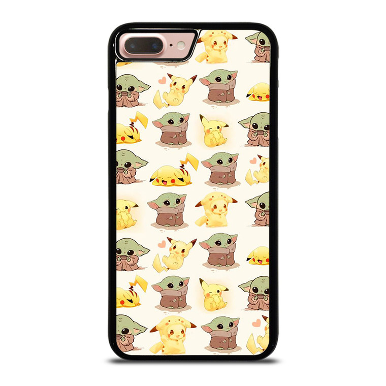 BABY YODA STAR WARS PIKACHU POKEMON iPhone 7 / 8 Plus Case Cover