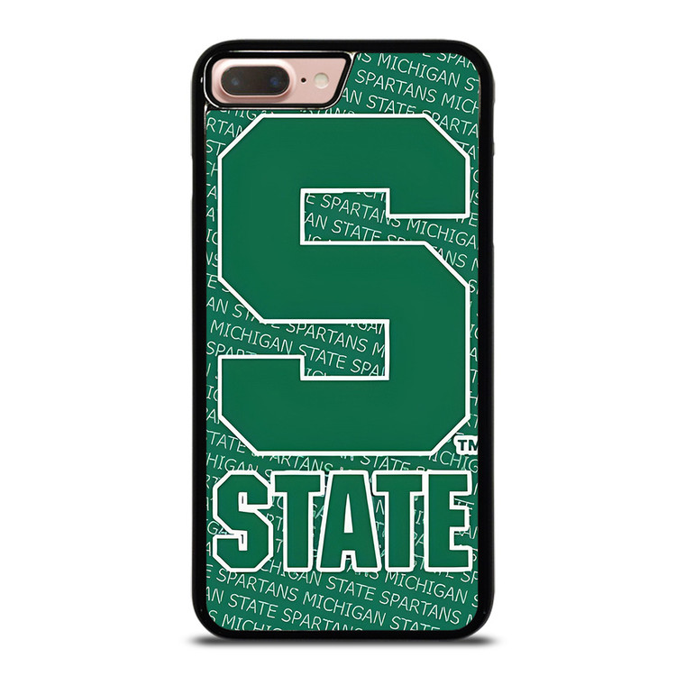 MICHIGAN STATE SPARTANS LOGO FOOTBALL EMBLEM iPhone 7 / 8 Plus Case Cover