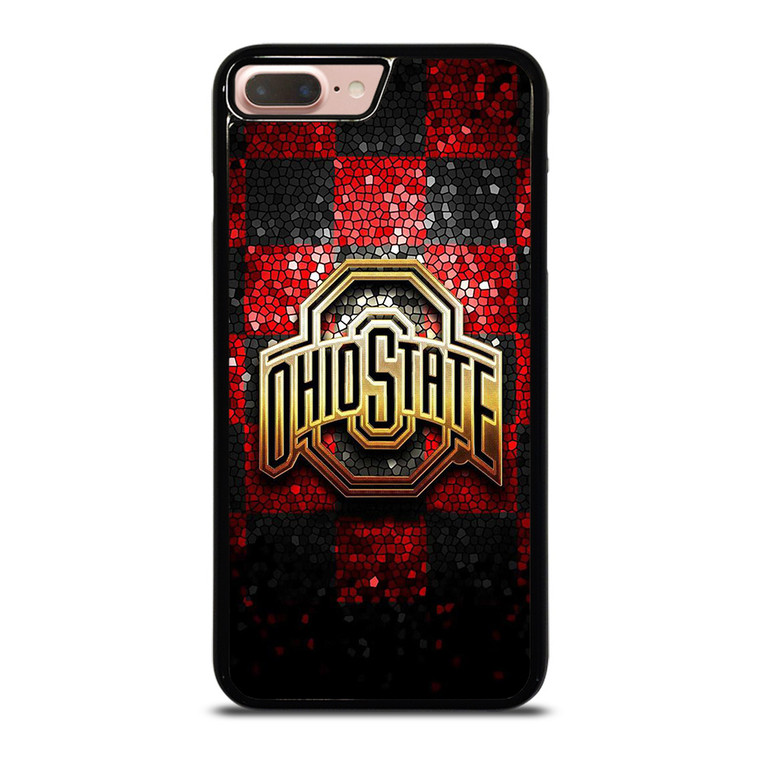 OHIO STATE LOGO FOOTBALL MOZAIC ICON iPhone 7 / 8 Plus Case Cover