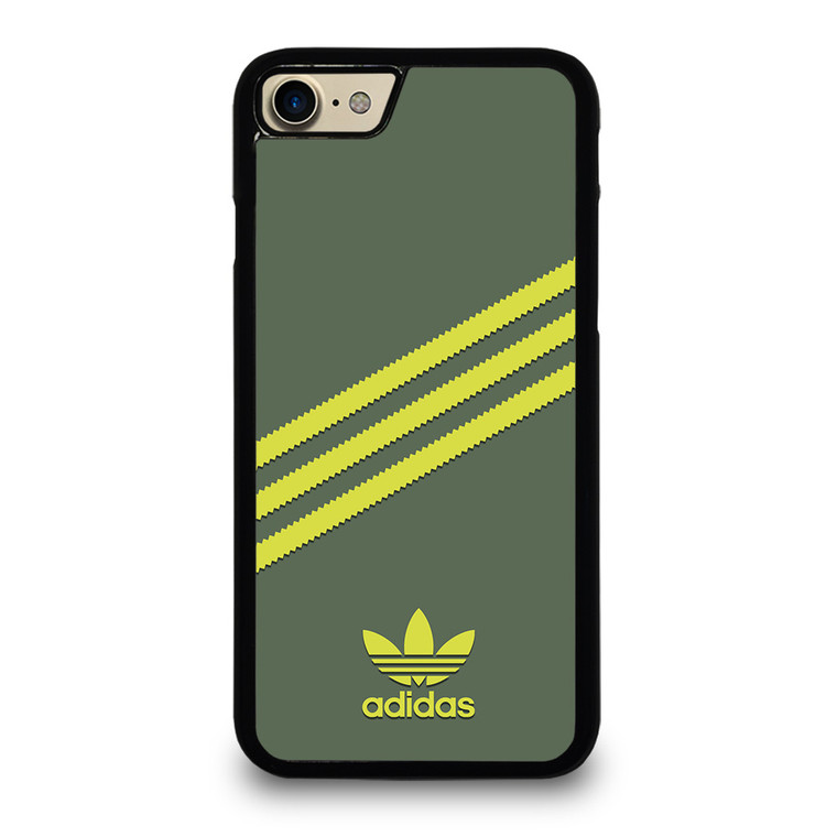 ADIDAS ORIGINALS STRIPES GREEN YELLOW iPhone 7 / 8 Case Cover