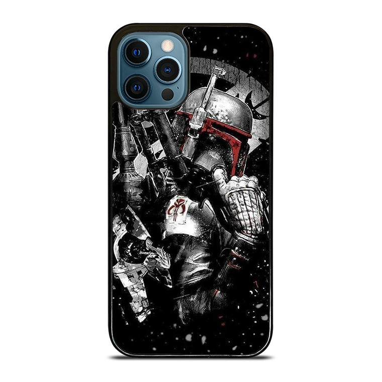 STAR WARS BOBA FETT ART iPhone 12 Pro Max Case Cover