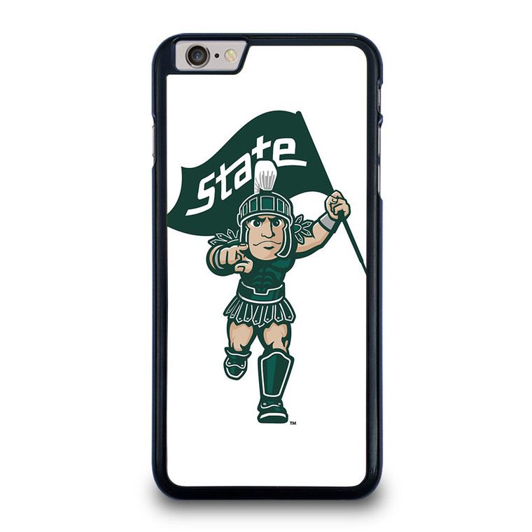 MICHIGAN STATE SPARTANS LOGO FOOTBALL MASCOT iPhone 6 / 6S Plus Case Cover