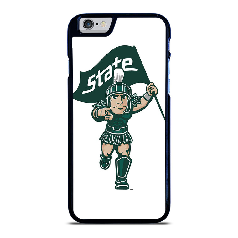 MICHIGAN STATE SPARTANS LOGO FOOTBALL MASCOT iPhone 6 / 6S Case Cover