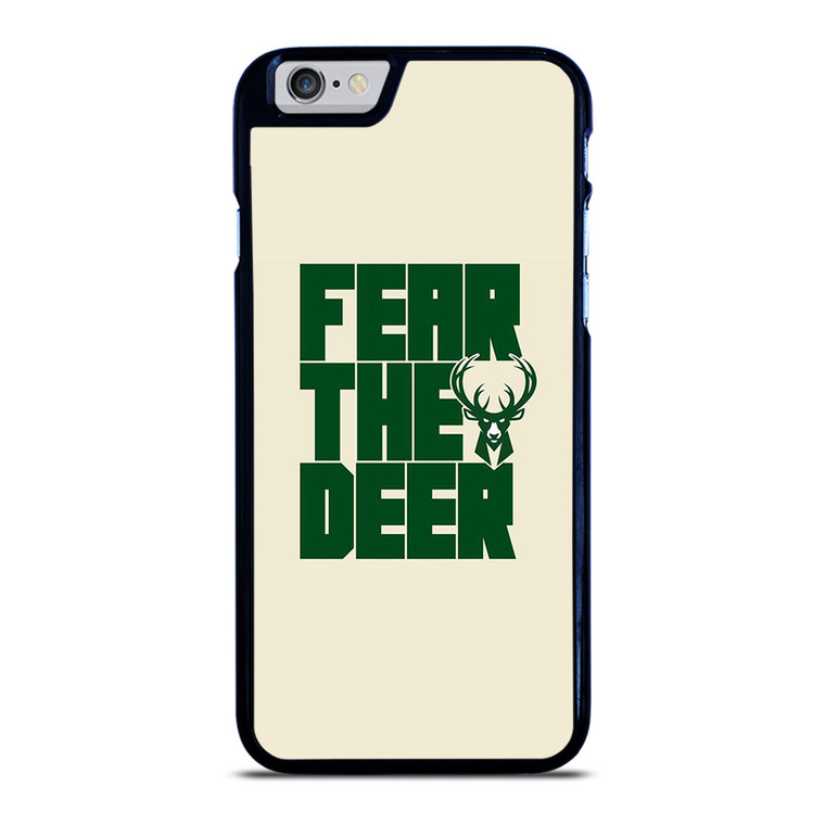 MILWAUKEE BUCKS LOGO BASKETBALL FEAR THE DEER iPhone 6 / 6S Case Cover