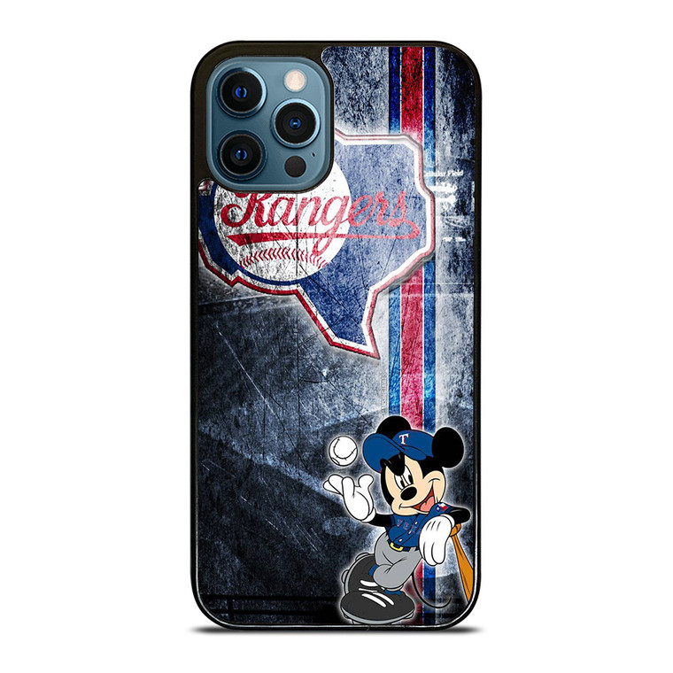 TEXAS RANGERS MICKEY MOUSE BASEBALL CLUB iPhone 12 Pro Max Case Cover