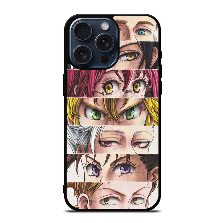 7 SEVEN DEADLY SINS ANIME EYE CHARACTER iPhone 15 Pro Max Case Cover