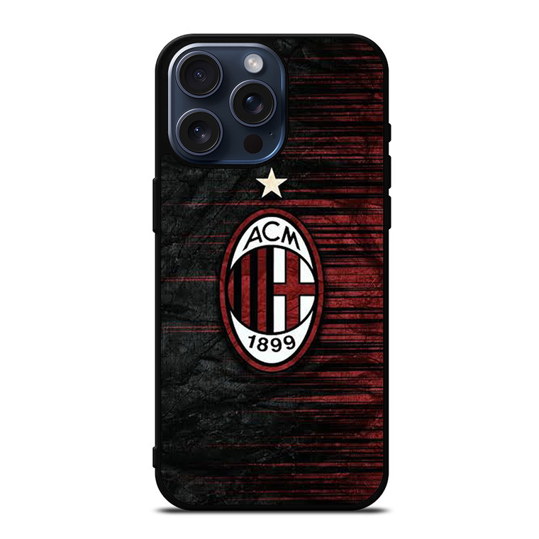 AC MILAN FC LOGO iPhone 15 Pro Max Case Cover