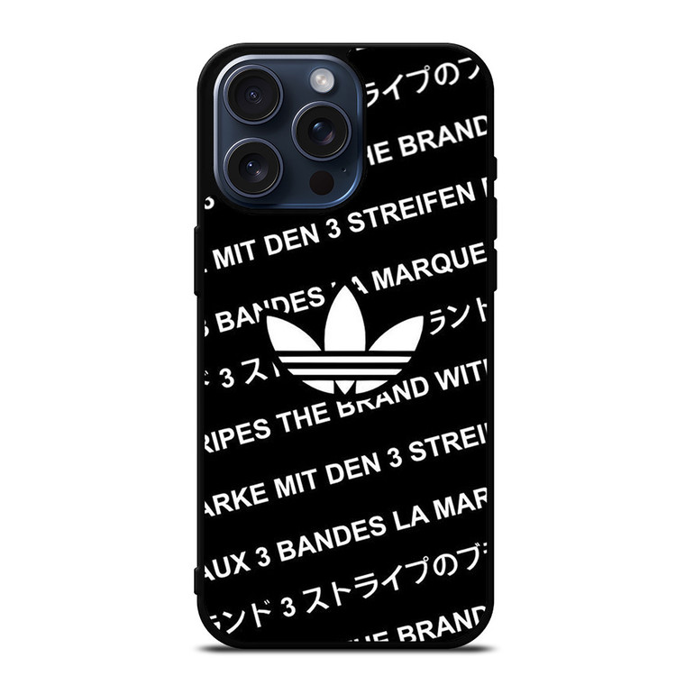 ADIDAS 3 STRIPES iPhone 15 Pro Max Case Cover