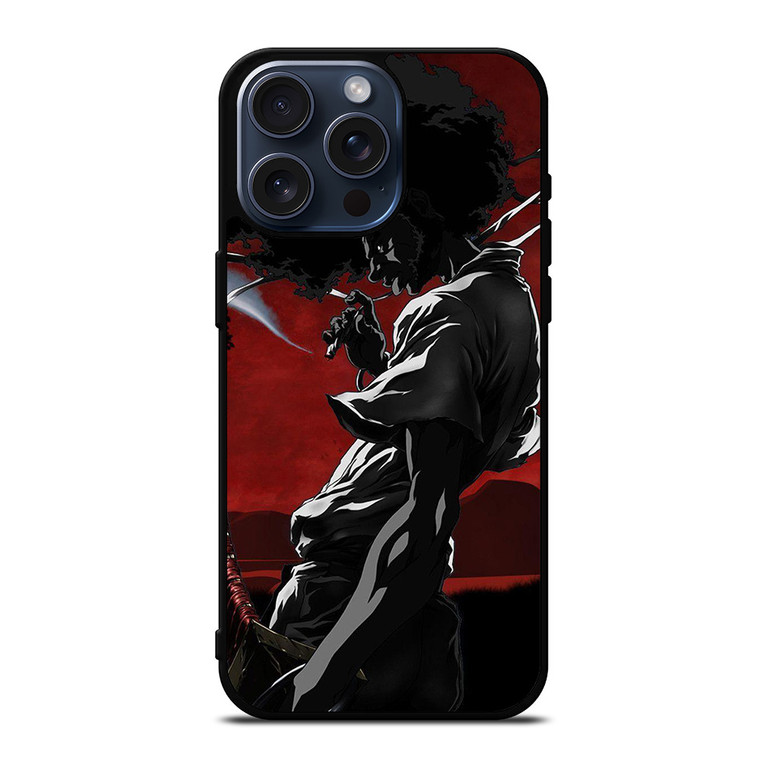 AFRO SAMURAI COOL ANIME iPhone 15 Pro Max Case Cover