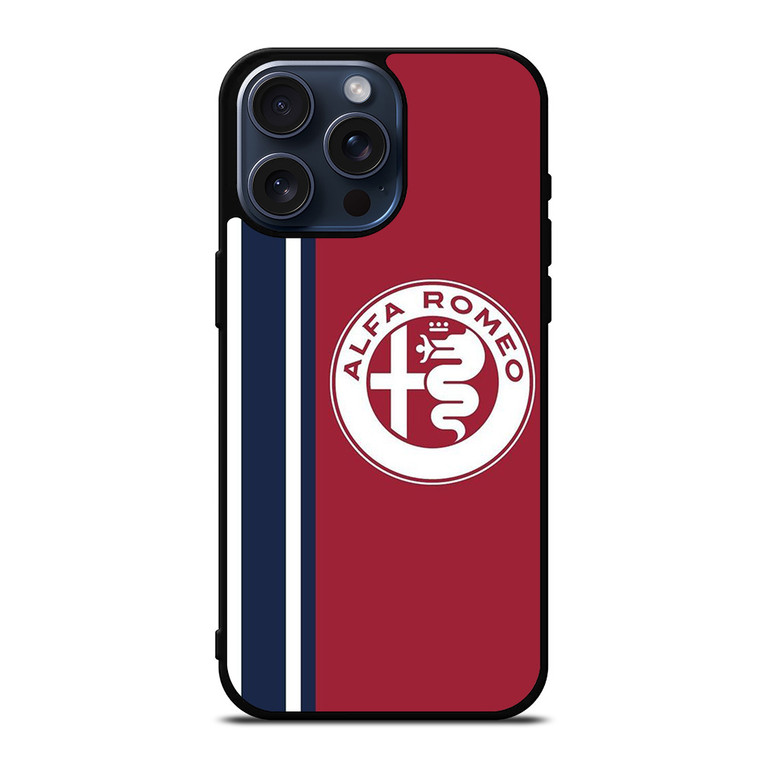 ALFA ROMEO LOGO CAR EMBLEM iPhone 15 Pro Max Case Cover