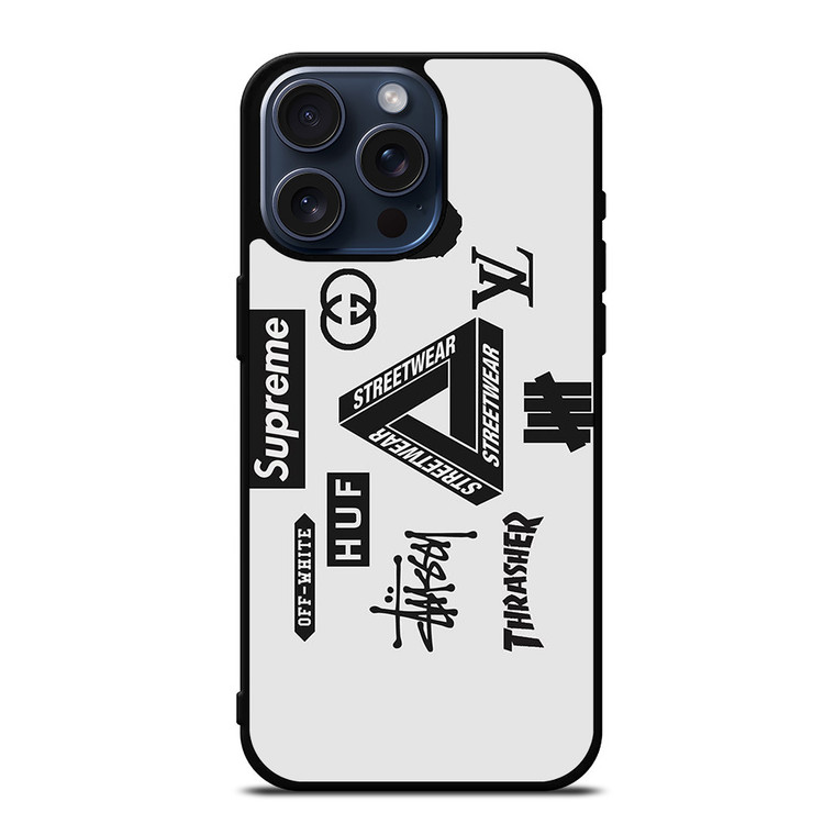 ALL HYPEBEAST OFF WHITE iPhone 15 Pro Max Case Cover