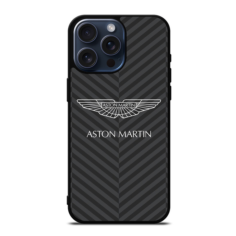 ASTON MARTIN LOGO PATTERN iPhone 15 Pro Max Case Cover