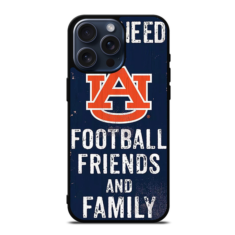 AUBURN TIGERS FOOTBALL QUOTES iPhone 15 Pro Max Case Cover