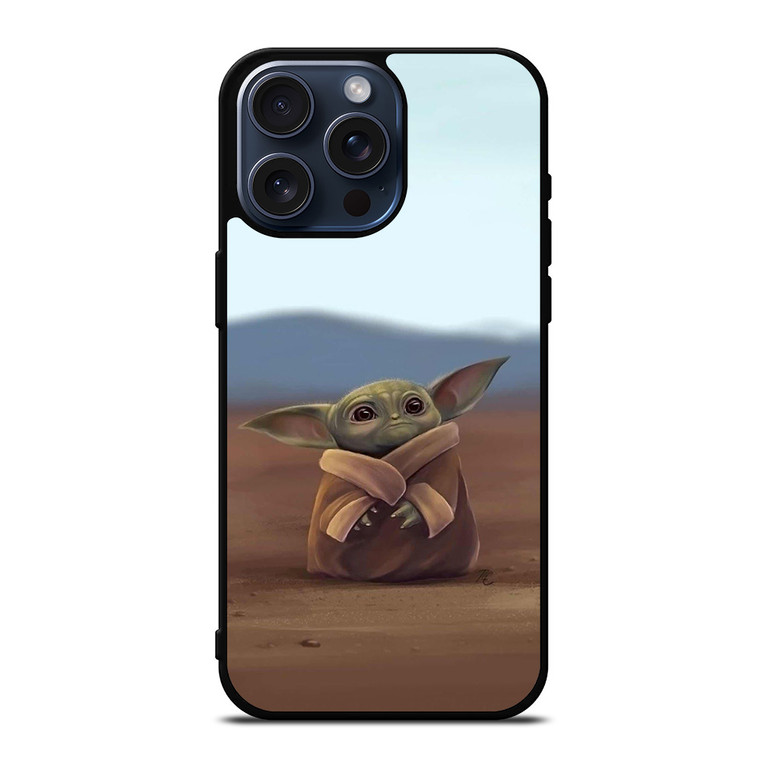 BABY YODA CUTE STAR WARS 2 iPhone 15 Pro Max Case Cover