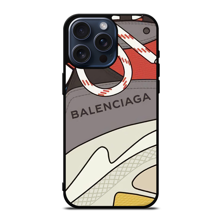 BALENCIAGA SHOES LOGO iPhone 15 Pro Max Case Cover