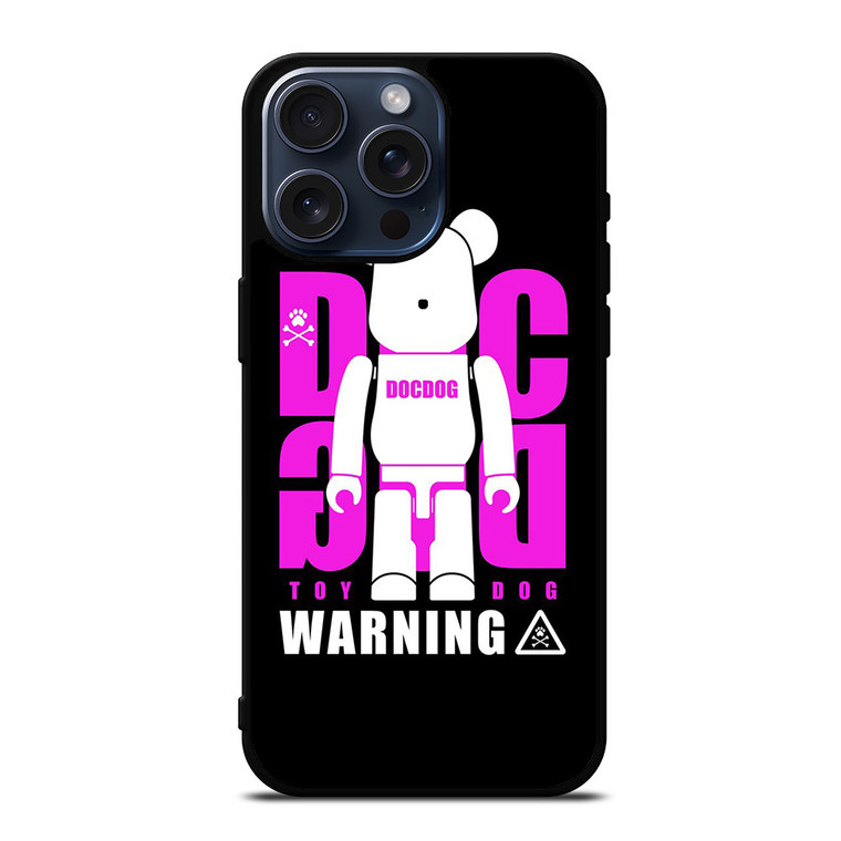 BEARBRICK DOC DOG TOY DOG iPhone 15 Pro Max Case Cover