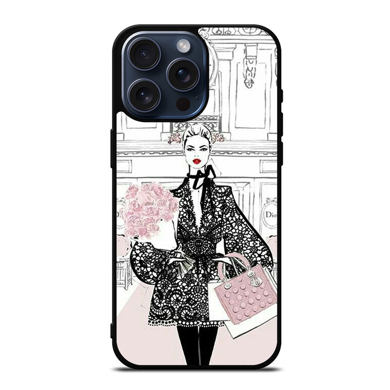 BEAUTY FASHION MEGAN HESS iPhone 15 Pro Max Case Cover