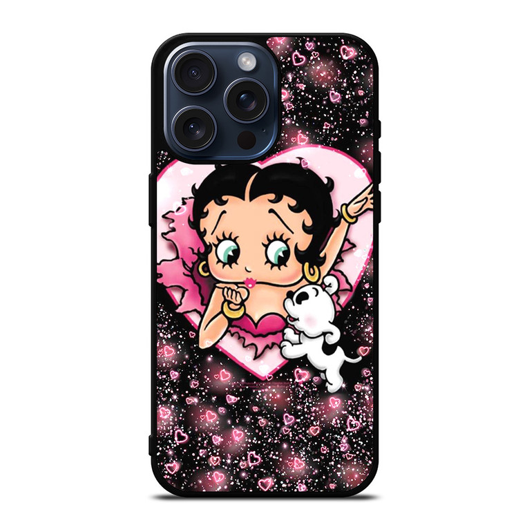 BETTY BOOP CUT LOVE iPhone 15 Pro Max Case Cover