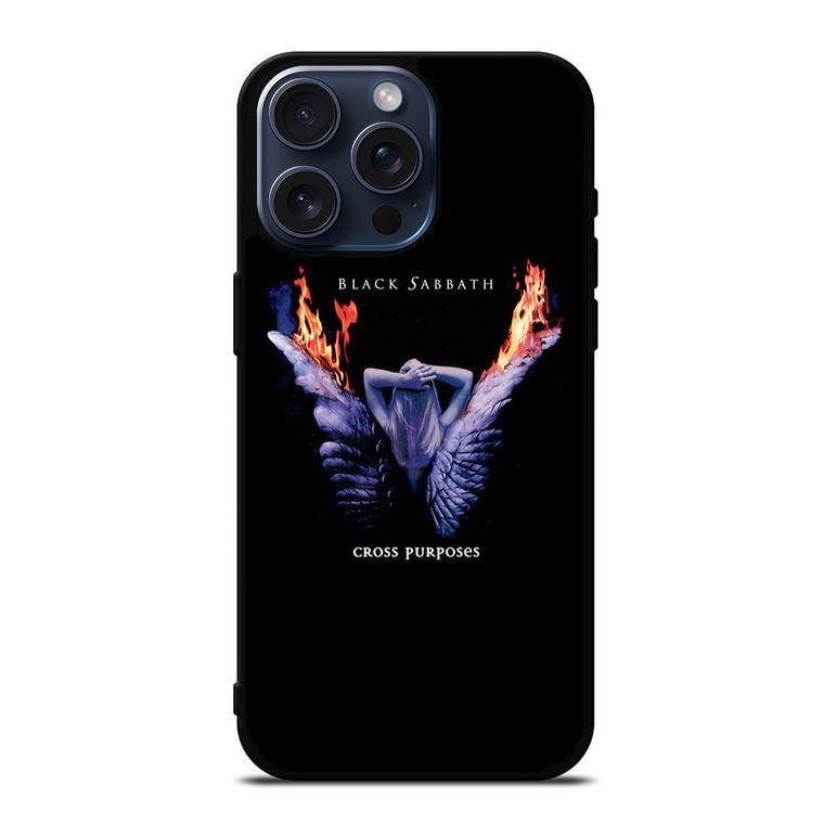 BLACK SABBATH CROSS PURPOSE ALBUM ART iPhone 15 Pro Max Case Cover