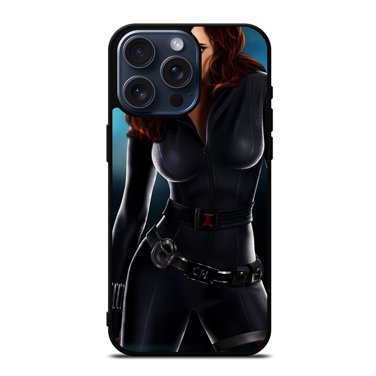 BLACK WIDOW AVENGERS SEXY iPhone 15 Pro Max Case Cover