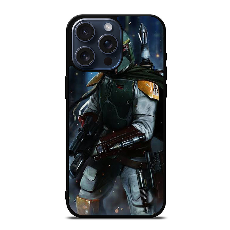 BOBA FETT STAR WARS iPhone 15 Pro Max Case Cover