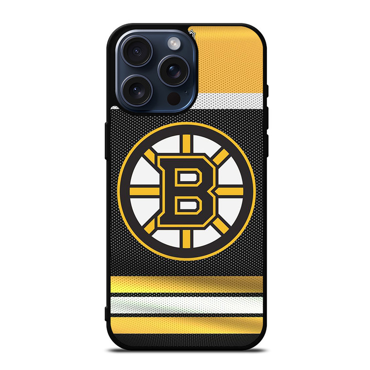 BOSTON BRUINS LOGO NHL iPhone 15 Pro Max Case Cover