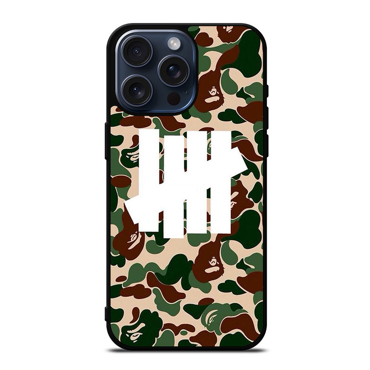 CAMO UNDEFEATED LOGO iPhone 15 Pro Max Case Cover