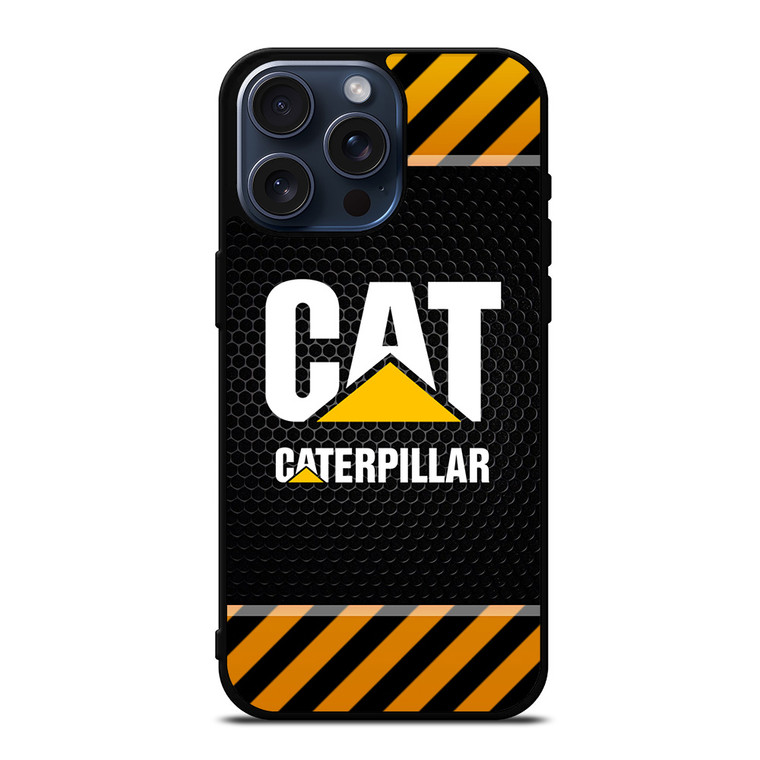 CAT CATERPILLAR METAL SYMBOL iPhone 15 Pro Max Case Cover
