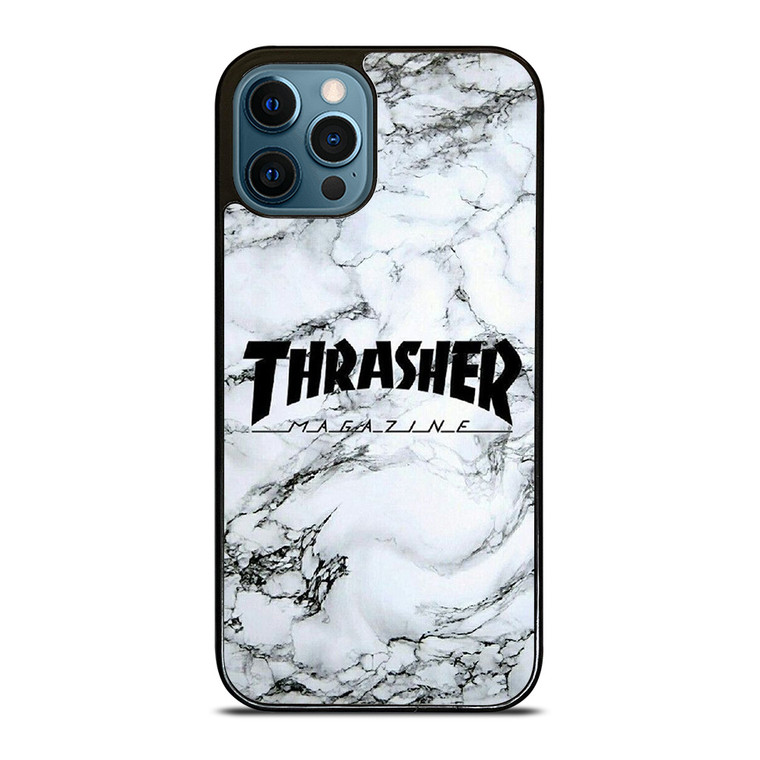 THRASHER SKATEBOARD MAGAZINE MARBLE iPhone 12 Pro Max Case Cover