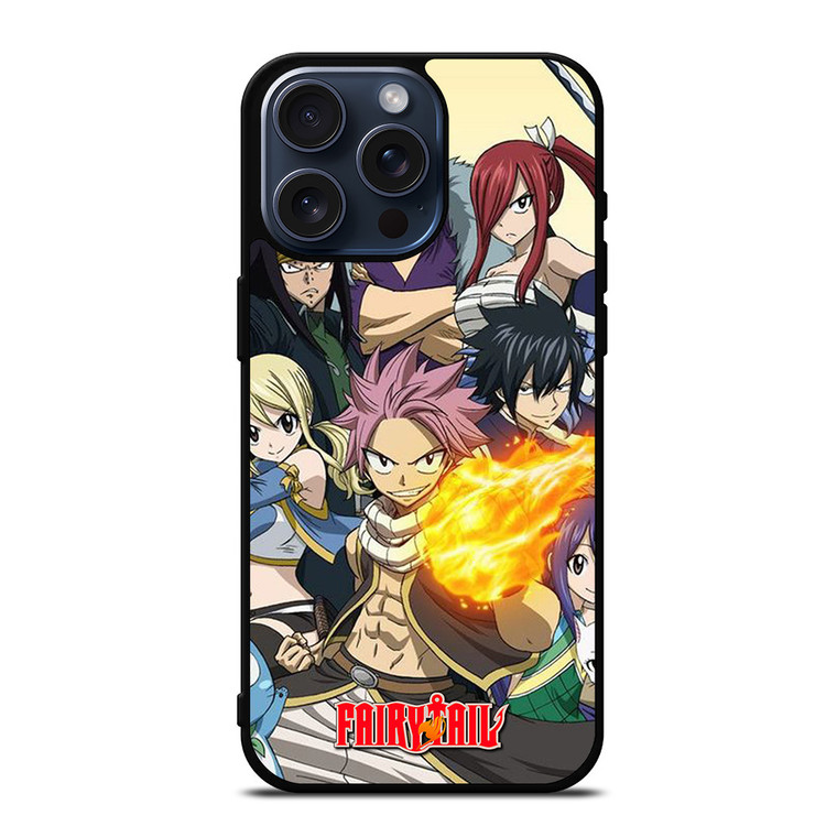 CHARACTER OF FAIRY TAIL ANIME iPhone 15 Pro Max Case Cover