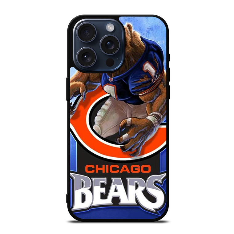 CHICAGO BEARS MASCOT LOGO iPhone 15 Pro Max Case Cover