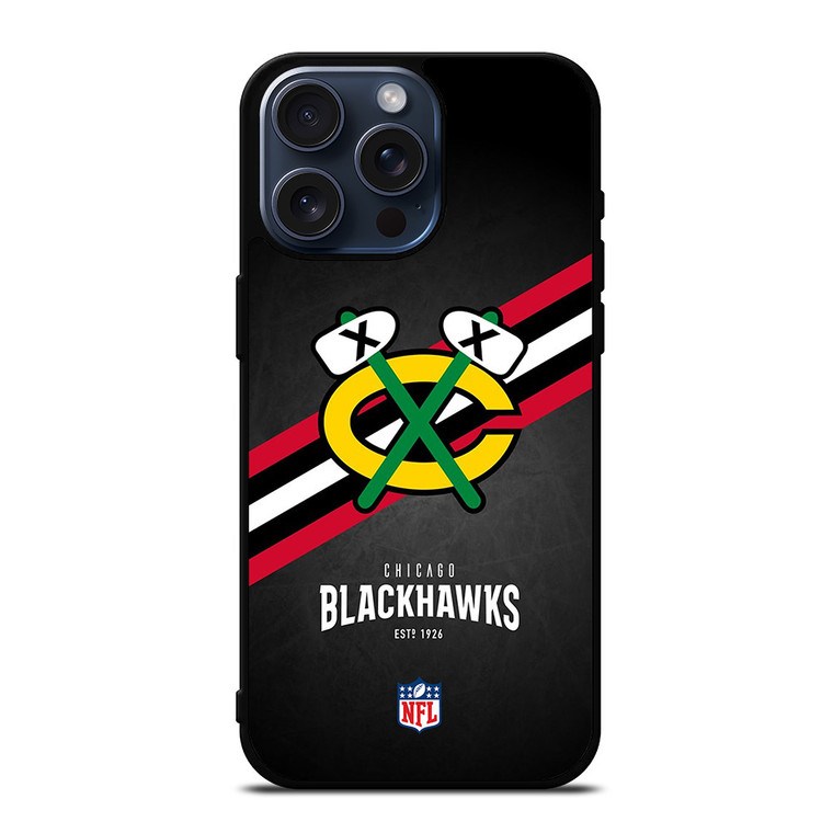 CHICAGO BLACKHAWKS NFL SYMBOL iPhone 15 Pro Max Case Cover