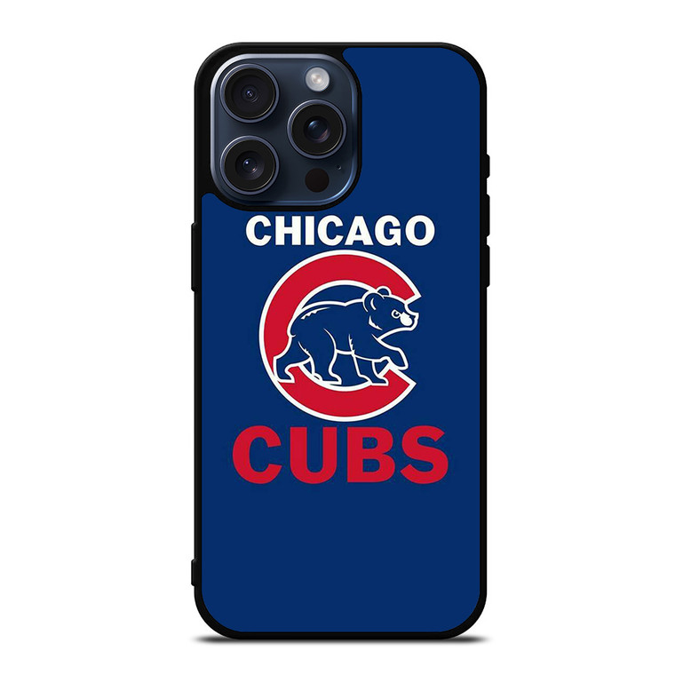 CHICAGO CUBS LOGO iPhone 15 Pro Max Case Cover