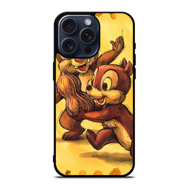 CHIP AND DALE CARTOON iPhone 15 Pro Max Case Cover