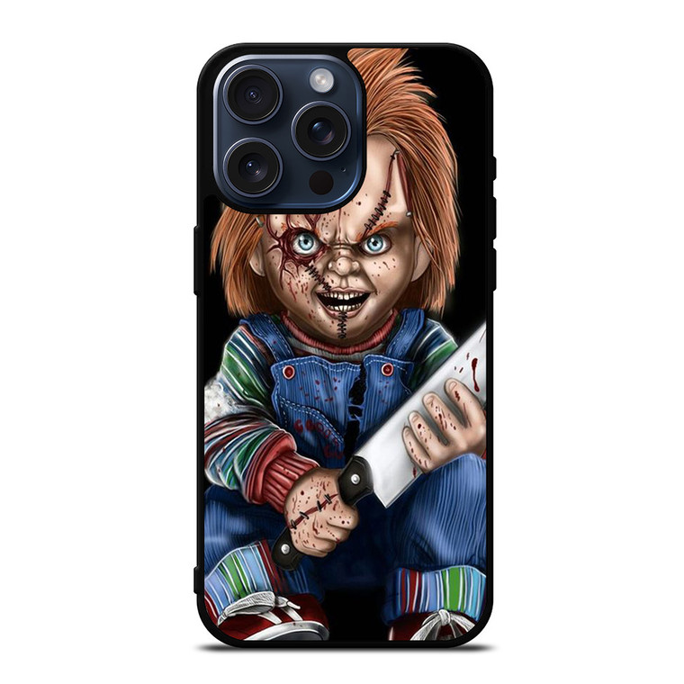 CHUCKY WITH KNIFE iPhone 15 Pro Max Case Cover
