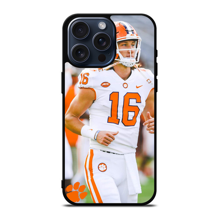 CLEMSON FOOTBALL TREVOR LAWRENCE iPhone 15 Pro Max Case Cover