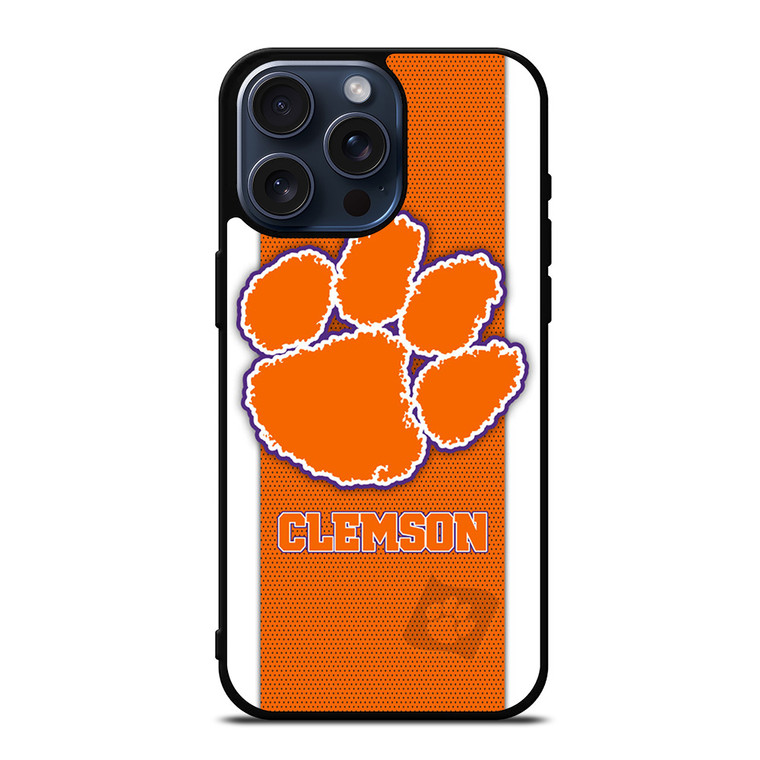CLEMSON TIGERS NFL SYMBOL iPhone 15 Pro Max Case Cover