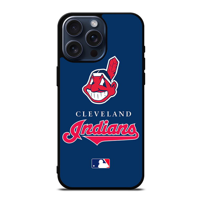 CLEVELAND INDIANS MLB TEAM iPhone 15 Pro Max Case Cover CLEVELAND INDIANS MLB TEAM iPhone 15 Pro Max Case Cover