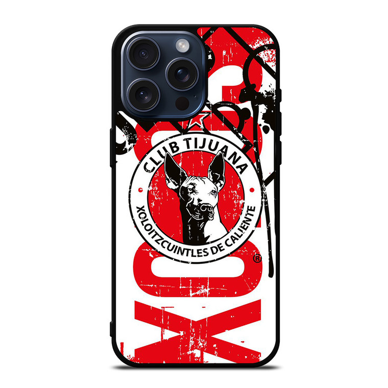 CLUB TIJUANA ZOLOITZCUINTLES LOGO iPhone 15 Pro Max Case Cover