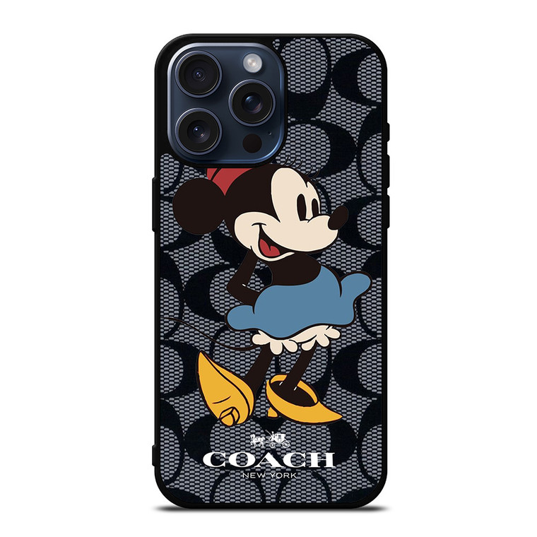 COACH MINNIE MOUSE  iPhone 15 Pro Max Case Cover