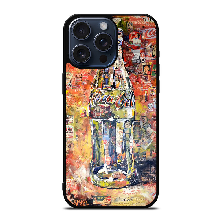 COCA COLA BOTTLE ART iPhone 15 Pro Max Case Cover