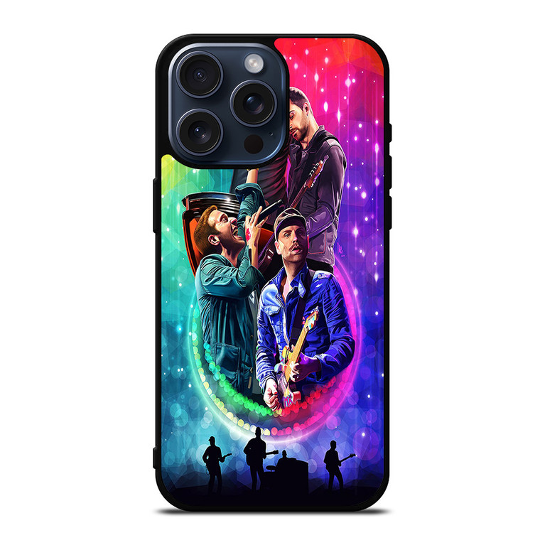COLDPLAY BAND ART iPhone 15 Pro Max Case Cover