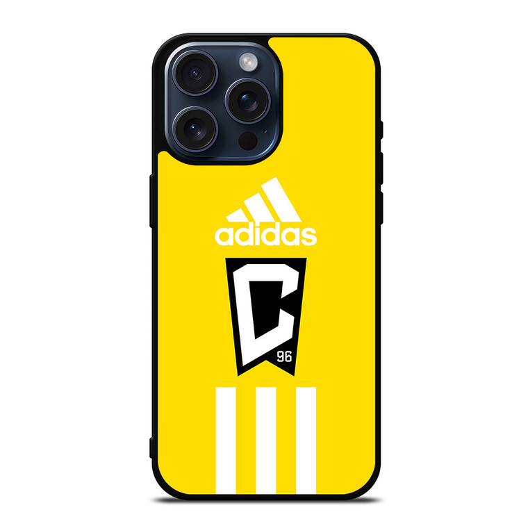 COLUMBUS CREW ADIDAS STRIPES iPhone 15 Pro Max Case Cover