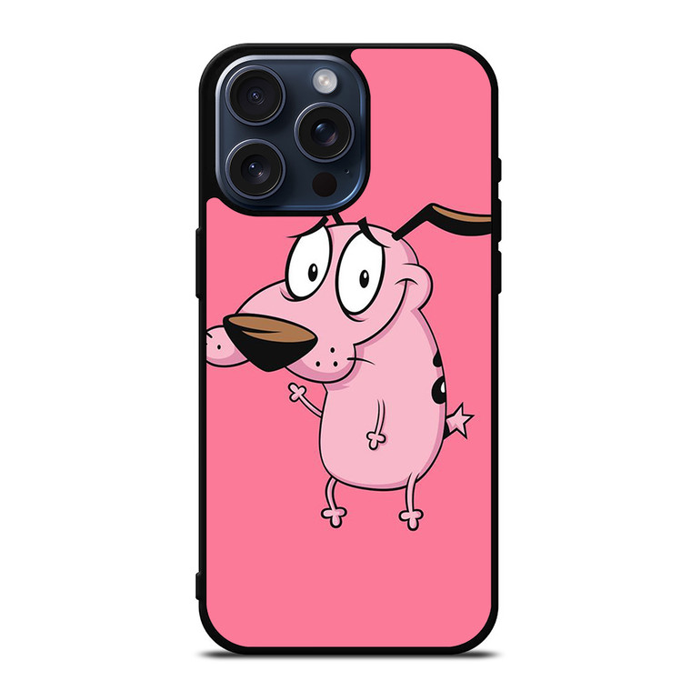 COURAGE THE COWARDLY DOG CARTOON iPhone 15 Pro Max Case Cover