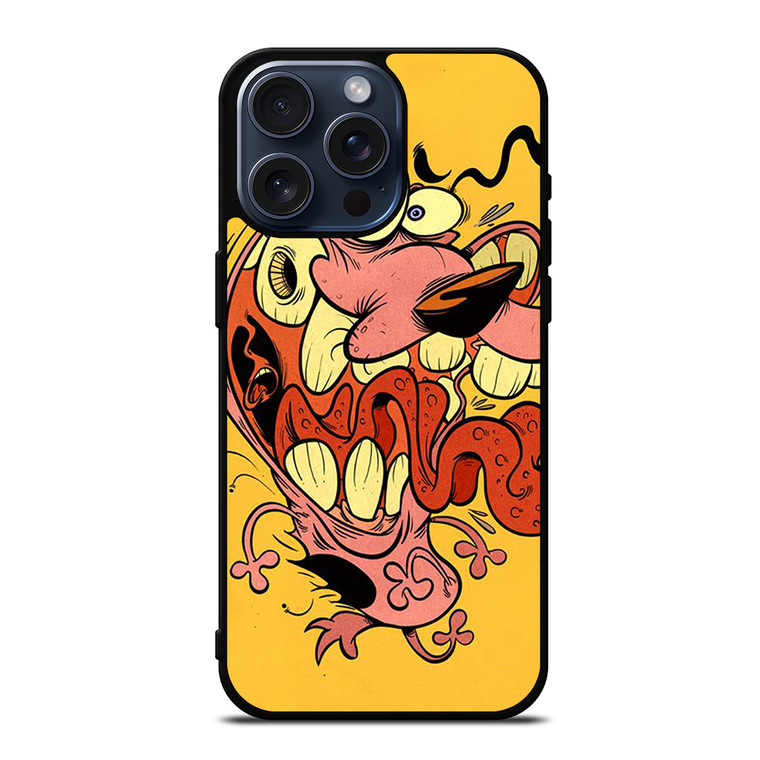 COURAGE THE COWARDY DOG CARTOON iPhone 15 Pro Max Case Cover