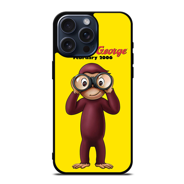 CURIOUS GEORGE CARTOON iPhone 15 Pro Max Case Cover