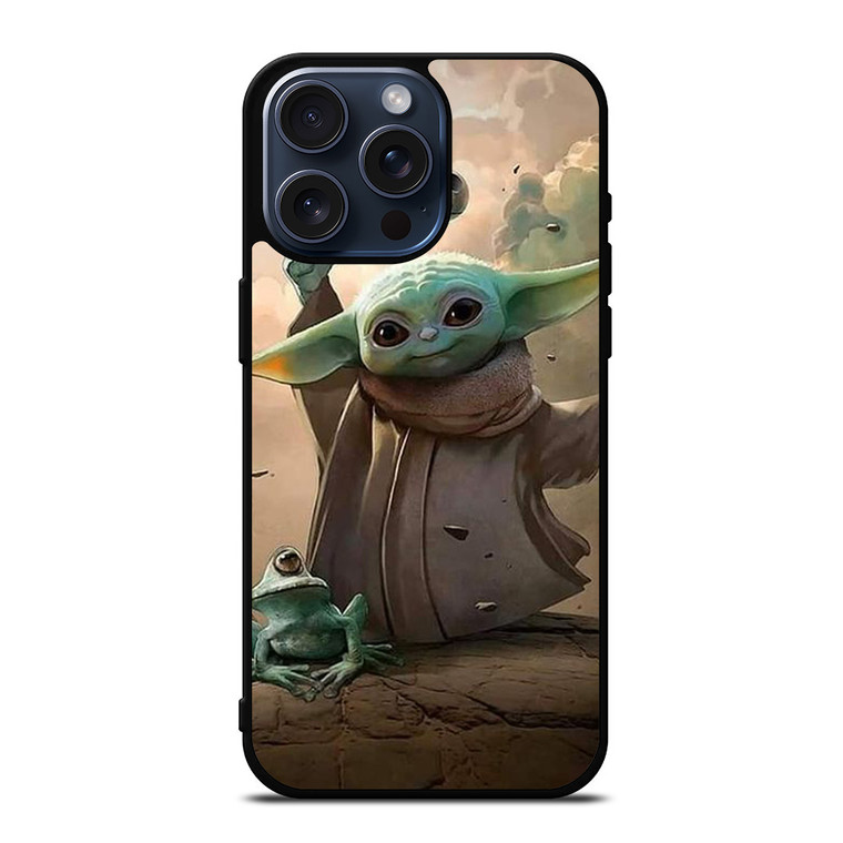 CUTE BABY YODA GROGU STAR WARS iPhone 15 Pro Max Case Cover